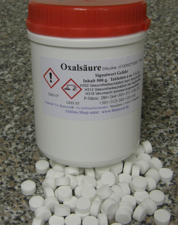 Oxalsäure-Tabletten 500g