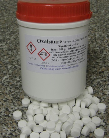 Oxalic acid tablets 500g
