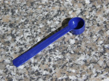 5 Messlöffel 1,75 ml. aus Polystyrol