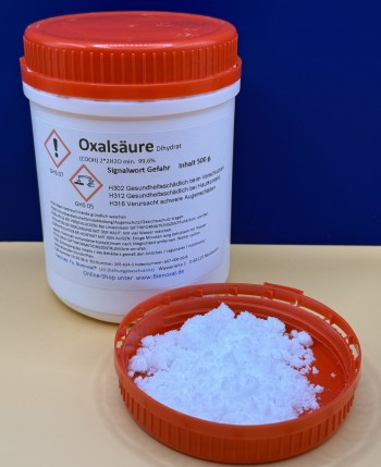 Oxalsäure Pulver 500 g  99,6% technisch