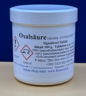 Oxalsäure-Tabletten 100g
