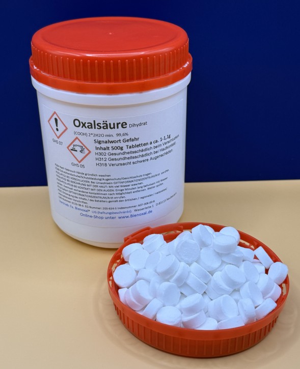 Oxalsäure-Tabletten 500g Oxalsäure-Tabletten 500g