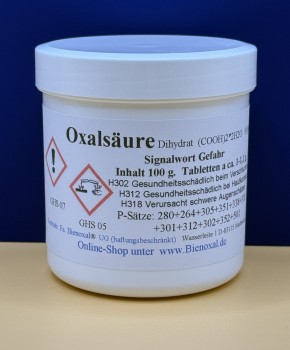 Oxalic acid tablets 100g