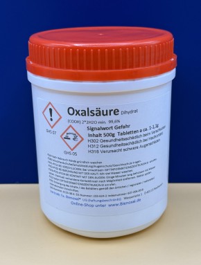 Oxalic acid tablets 500g
